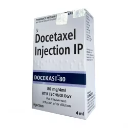 Доцетаксел Docekast 20мг/мл 4мл раствор для инъекций 80мг фото